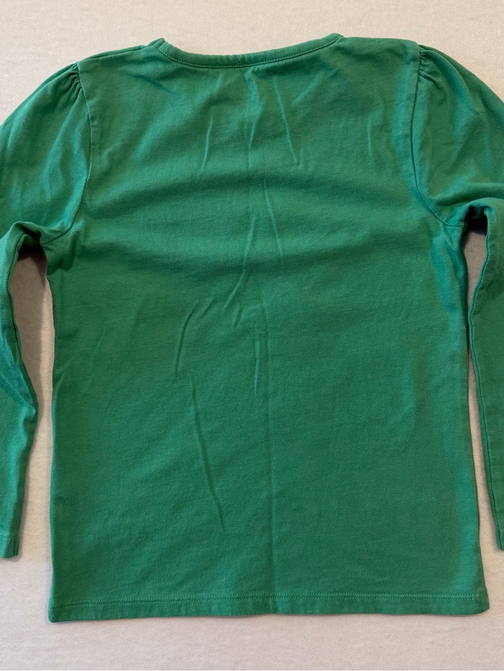 Mini Boden Girls Bunny Clover Graphic Long Sleeve Cotton Tee 7-8 Y Green - Picture 7 of 8